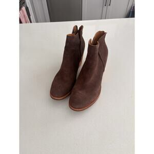 Kork Ease Bootie Women 10 Brown Suede